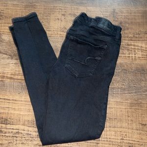 Black American eagle jeans